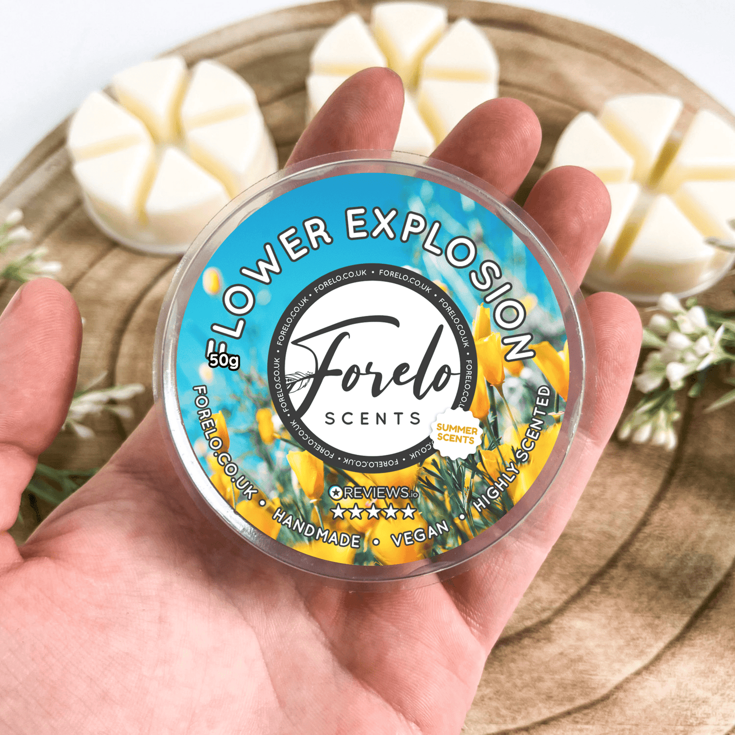 Flower Explosion Soy Wax Melt - Bath Indulgence