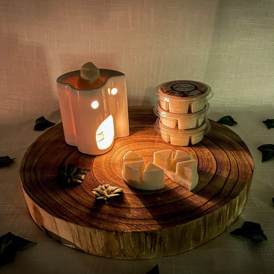 Heart Burner & Wax Melt Gift Set - Bath Indulgence