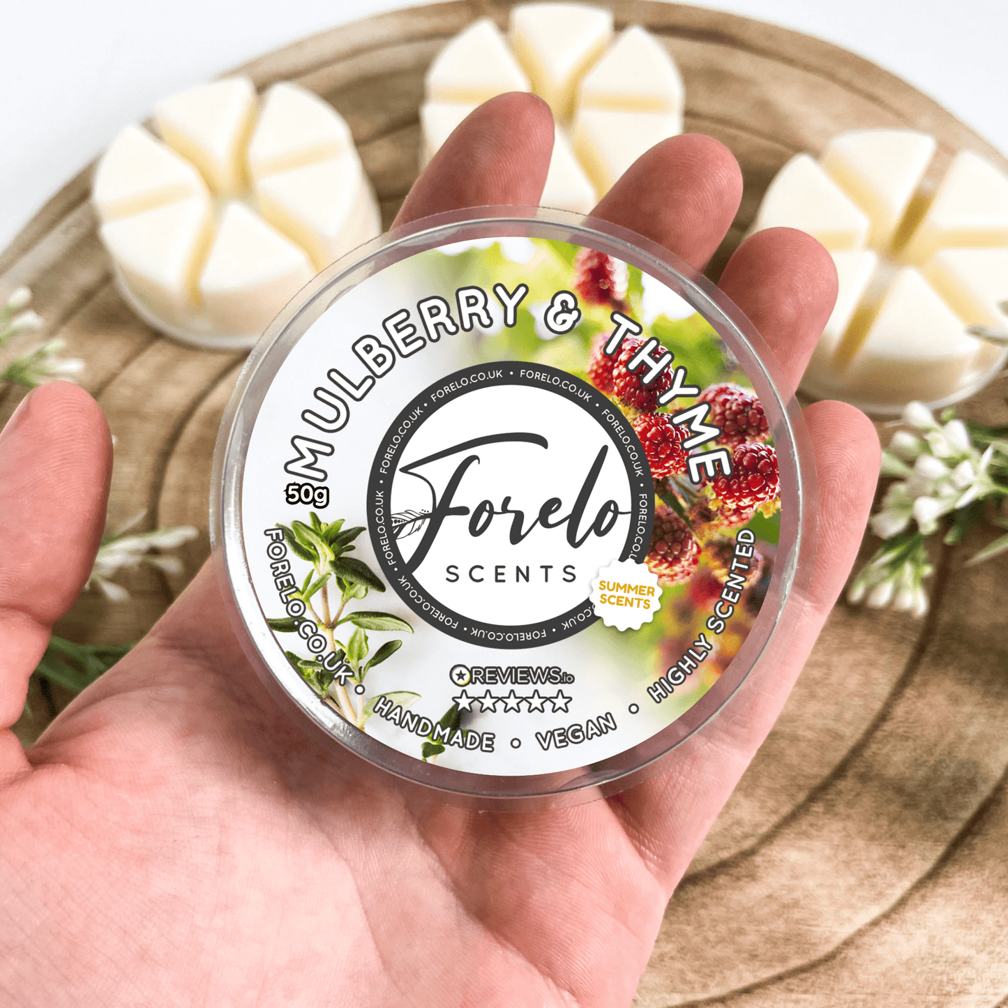 Mulberry & Thyme Soy Wax Melt - Bath Indulgence