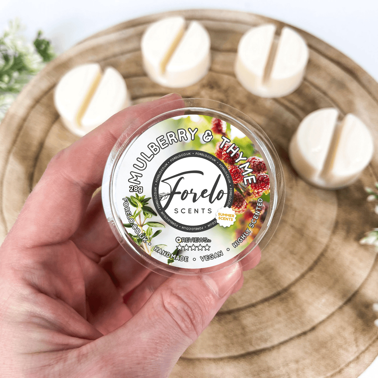 Mulberry & Thyme Soy Wax Melt - Bath Indulgence