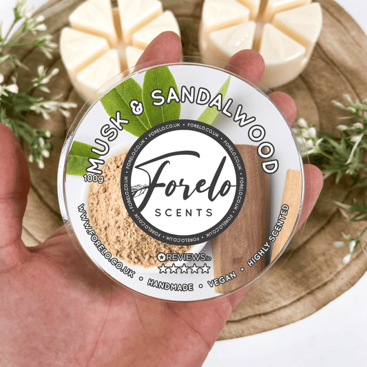 Musk & Sandalwood Soy Wax Melt - Bath Indulgence
