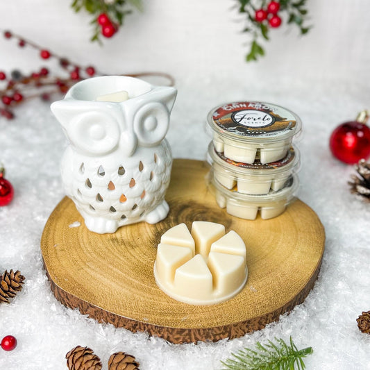 Owl Burner & Wax Melt Gift Set - Bath Indulgence