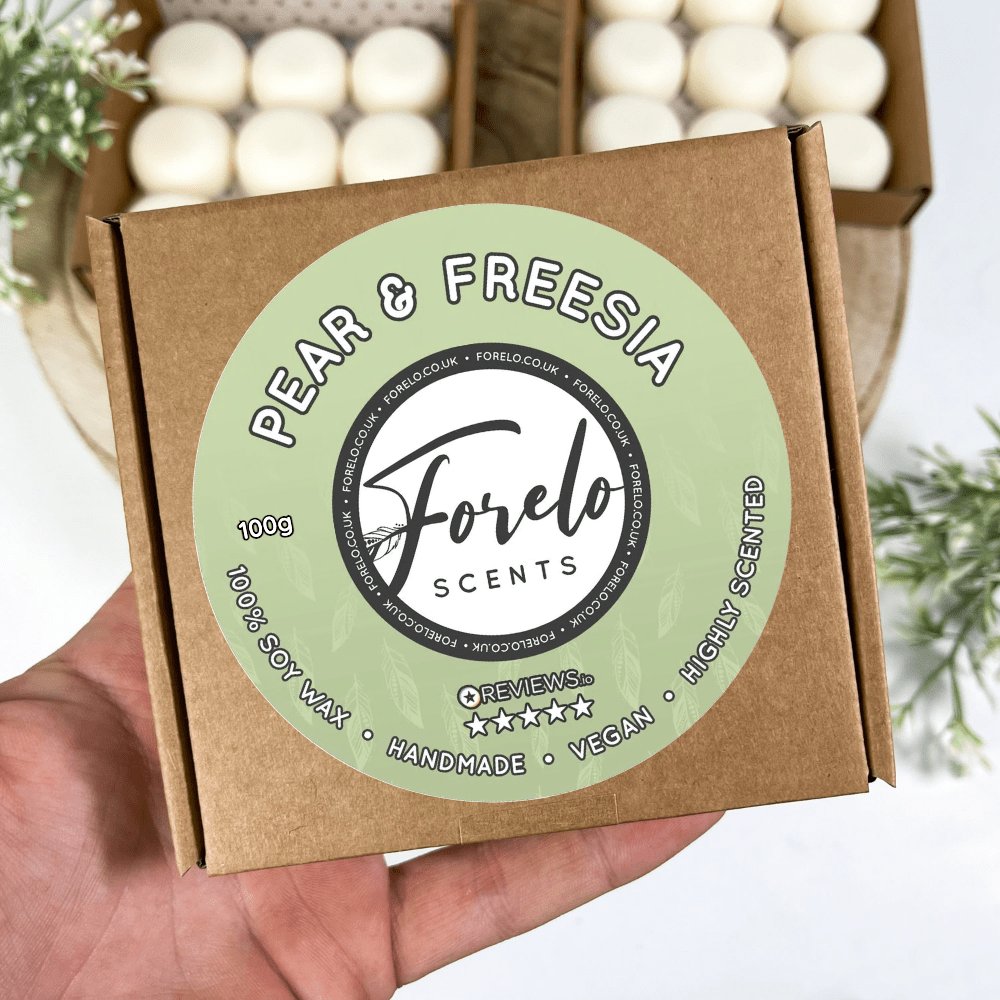 Pear & Freesia · Unisex Soy Wax Melt - Bath Indulgence