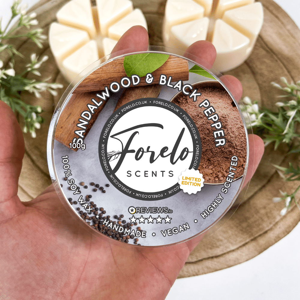 Sandalwood & Black Pepper Soy Wax Melt - Bath Indulgence