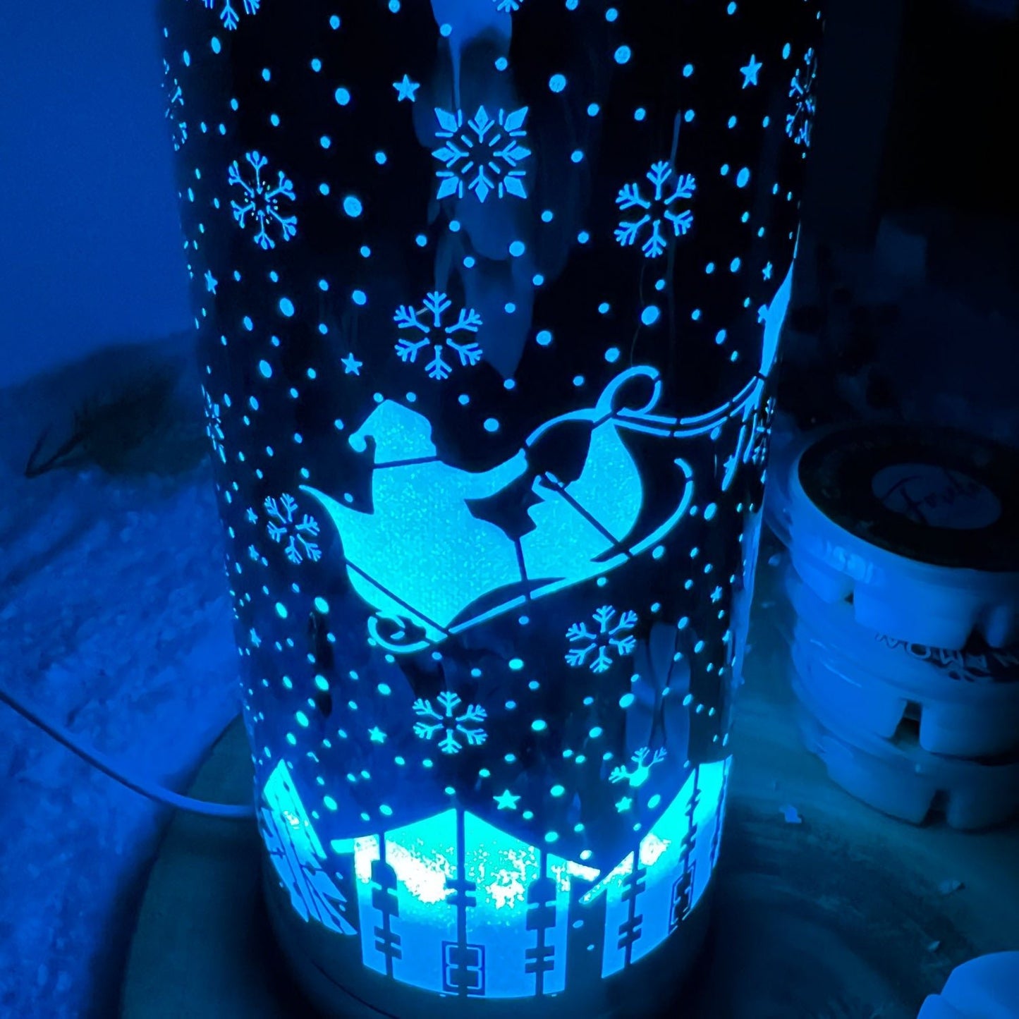 Santa Sleigh LED Colour Changing Burner - Bath Indulgence