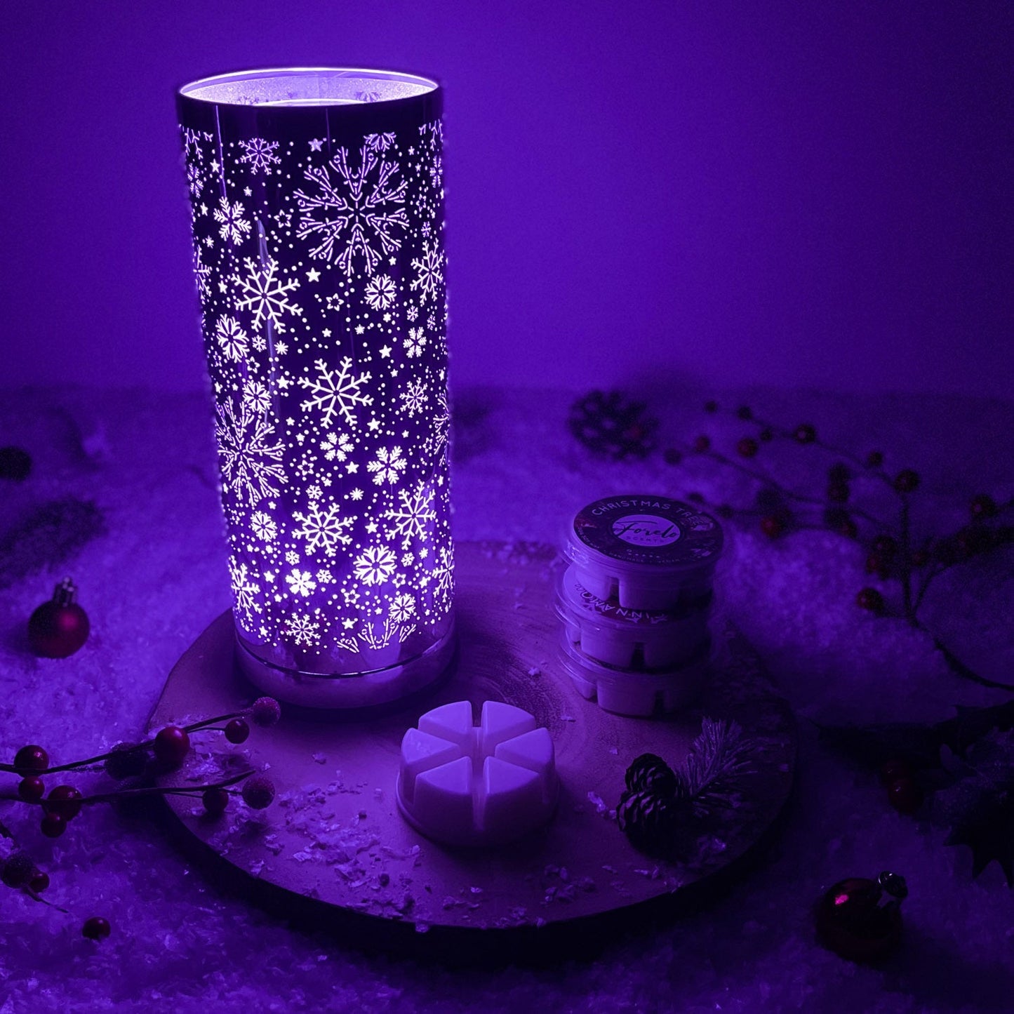 Snowflake LED Burner Bundle - Bath Indulgence