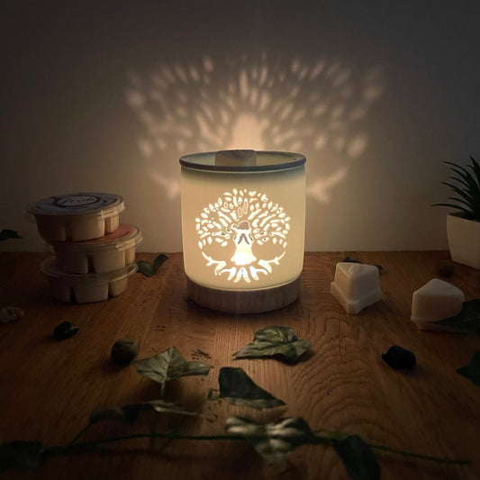 Tree of Life Burner & Wax Melt Bundle - Bath Indulgence