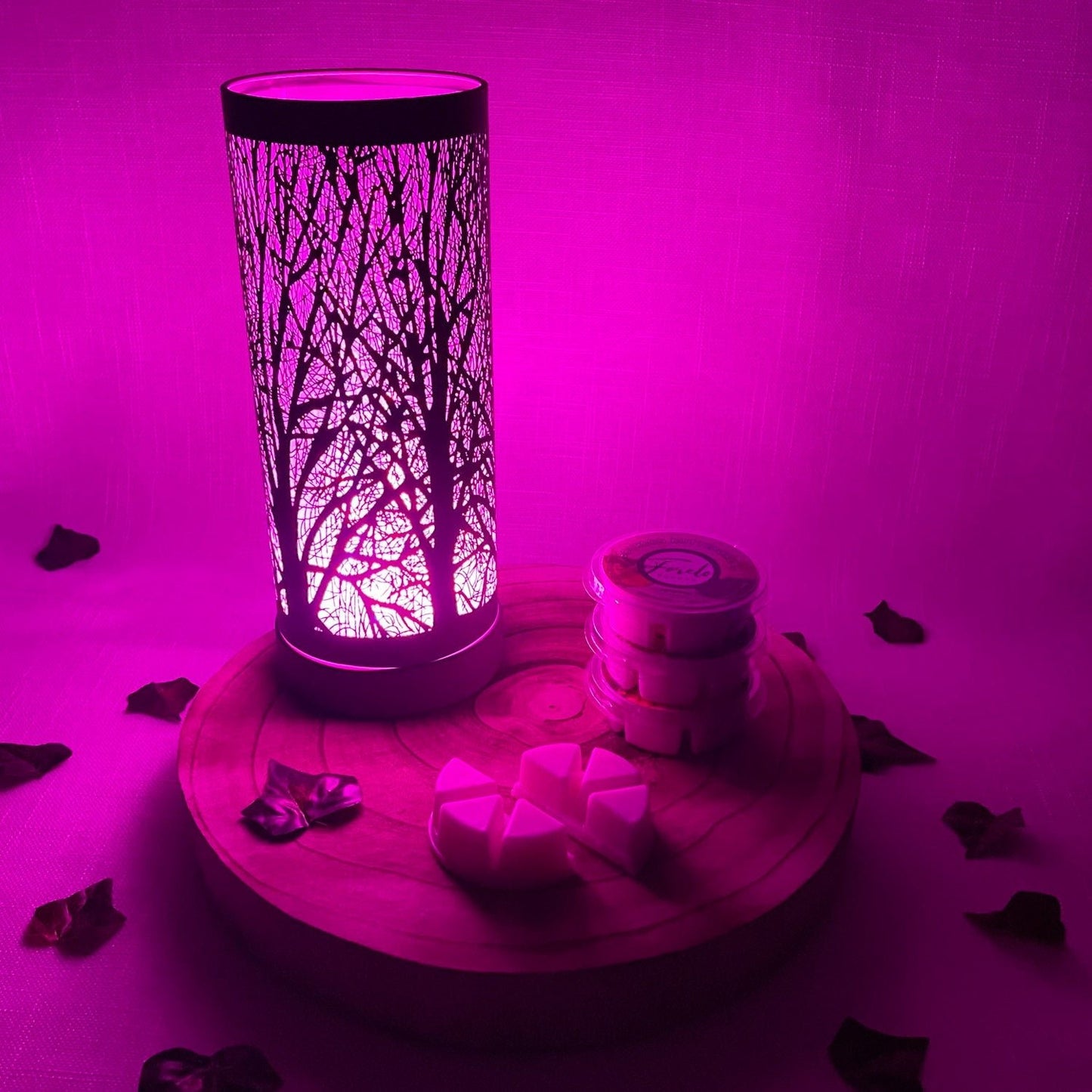 Tree Silhouette LED Burner & Wax Melt Bundle - Bath Indulgence