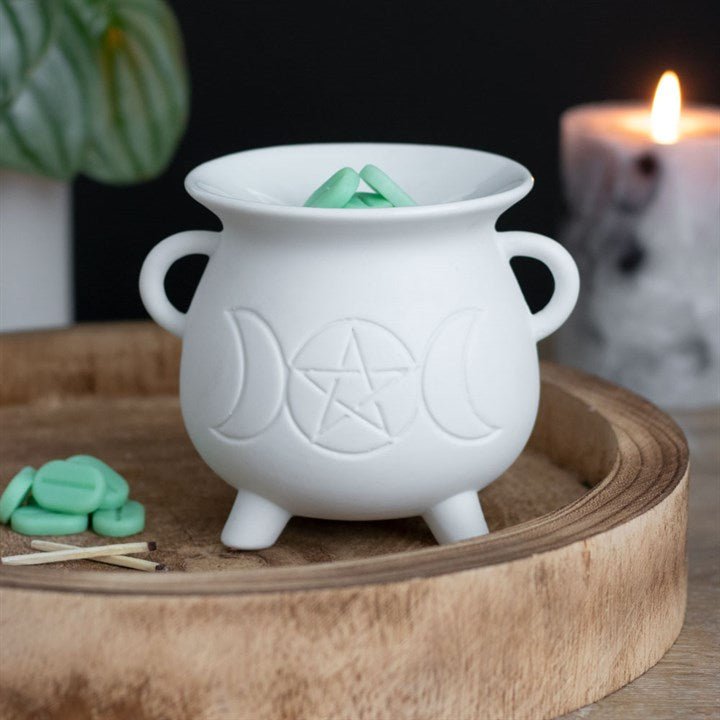 White Cauldron Burner - Bath Indulgence