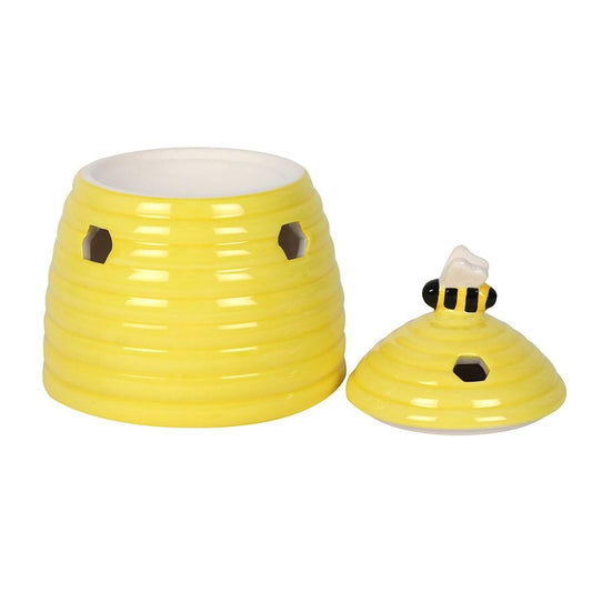 Yellow Beehive Burner & Wax Melt Gift Set - Bath Indulgence