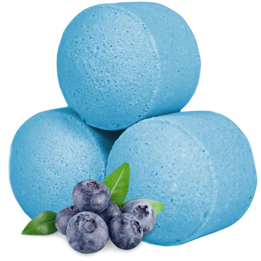 1.3 Kg Box of Chill Pills (Mini Bath Bombs) - Blueberry Box of Chill Pills 1.3Kg - Bath Indulgence