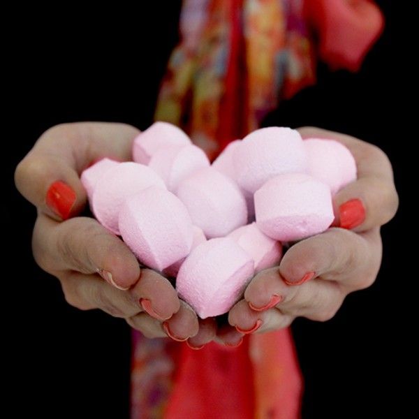 1.3Kg Box of Chill Pills (Mini Bath Bombs) - Rose Box of Chill Pills 1.3Kg - Bath Indulgence