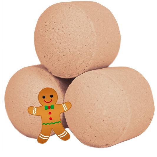 1.3Kg Box of Chill Pills (Mini Bath Bombs) - Warm Gingerbread Box of Chill Pills 1.3Kg - Bath Indulgence