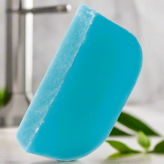 Tea Tree & Peppermint Argan Solid Shampoo 115g - Handmade Vegan Premium Ingredients