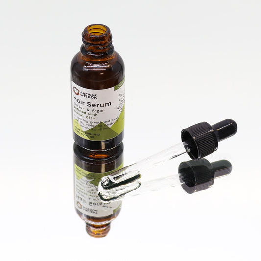 Herbal Organic Hair Serum 30ml - Handmade In UK Vegan Premium Ingredients