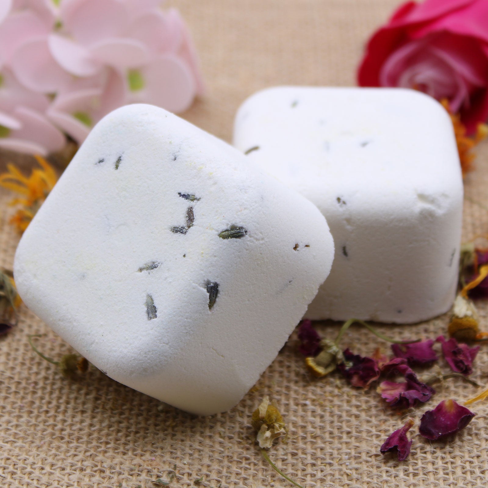 5 x Aromatherapy Shower Steamers Lavender and Mandarine 60g - UK Handmade - Bath Indulgence