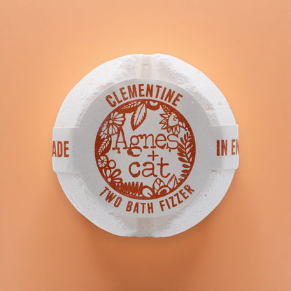 Agnes + Cat Bath Fizzer - Clementine Agnes + Cat Bath Fizzers - Bath Indulgence