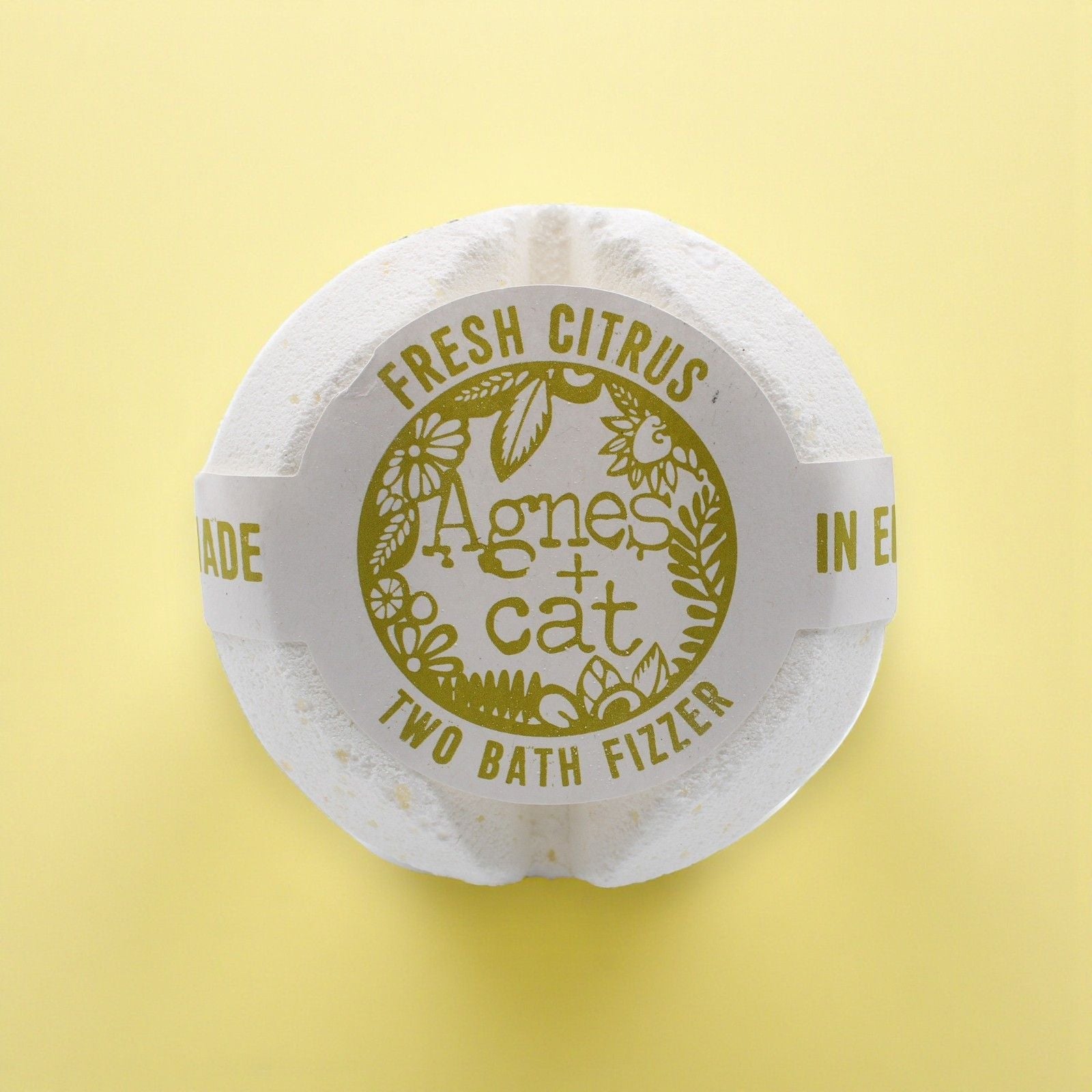 Agnes + Cat Bath Fizzer - Fresh Citrus Agnes + Cat Bath Fizzers - Bath Indulgence