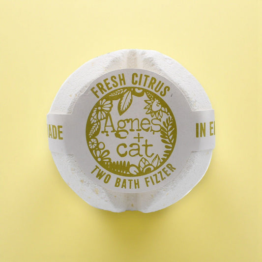 Agnes + Cat Bath Fizzer - Fresh Citrus Agnes + Cat Bath Fizzers - Bath Indulgence