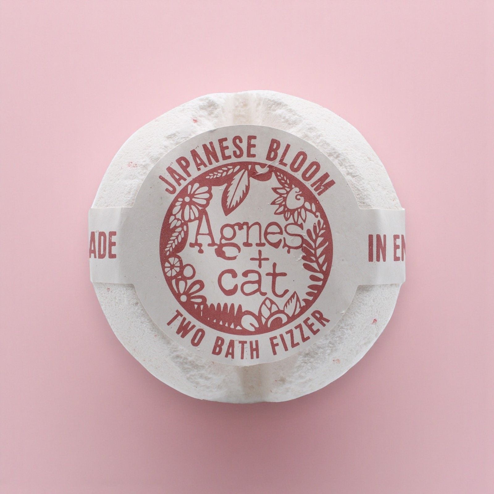 Agnes + Cat Bath Fizzer - Japanese Bloom Agnes + Cat Bath Fizzers - Bath Indulgence