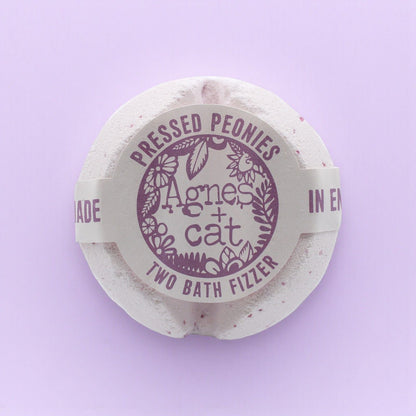 Agnes + Cat Bath Fizzer - Pressed Peonies Agnes + Cat Bath Fizzers - Bath Indulgence