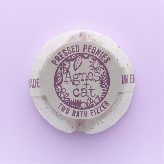 Agnes + Cat Bath Fizzer - Pressed Peonies Agnes + Cat Bath Fizzers - Bath Indulgence