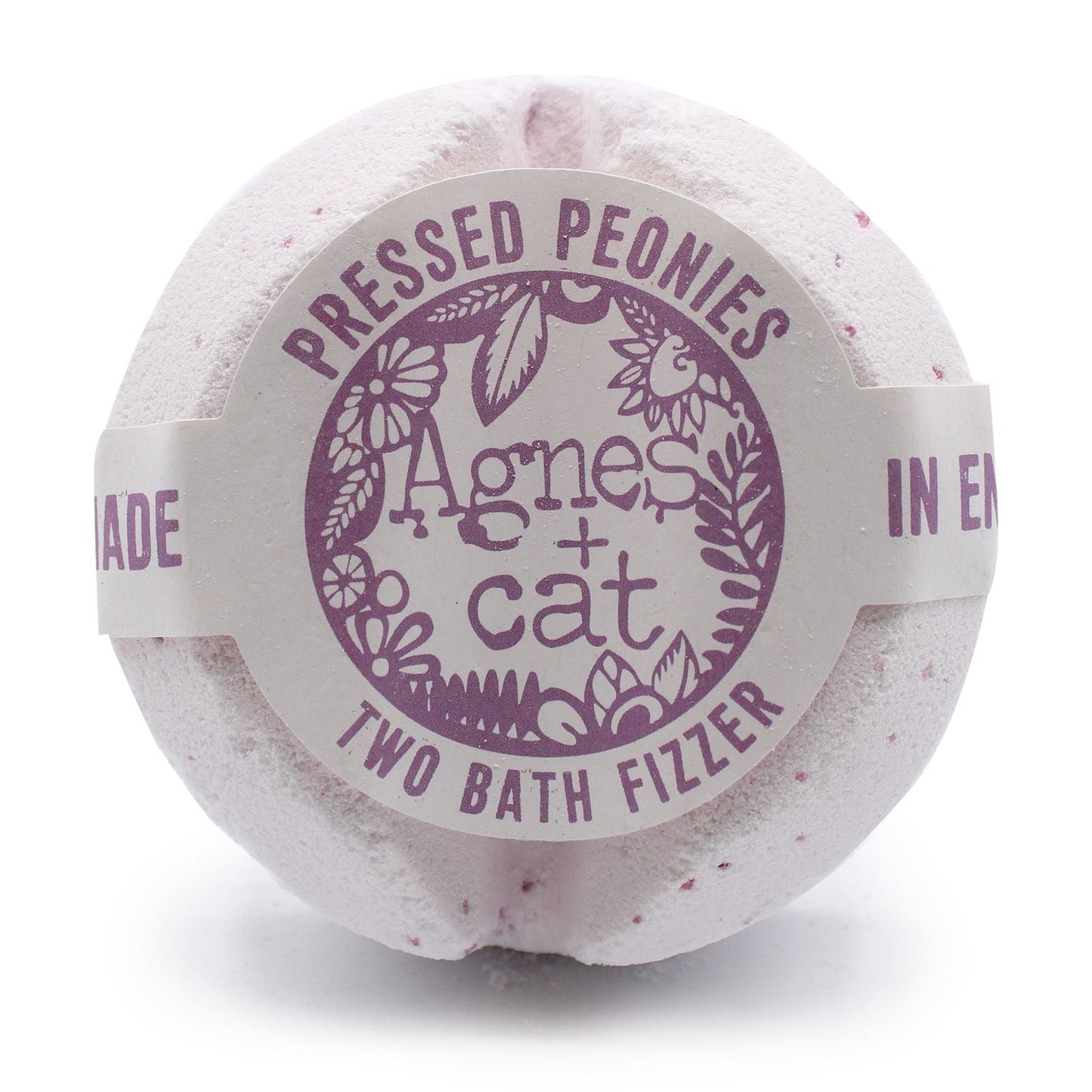 Agnes + Cat Bath Fizzer - Pressed Peonies Agnes + Cat Bath Fizzers - Bath Indulgence
