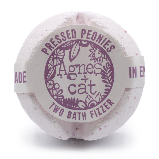 Agnes + Cat Bath Fizzer - Pressed Peonies Agnes + Cat Bath Fizzers - Bath Indulgence