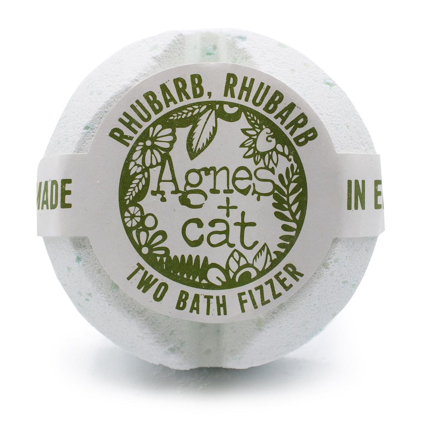 Agnes + Cat Bath Fizzer - Rhubarb Rhubarb Agnes + Cat Bath Fizzers - Bath Indulgence