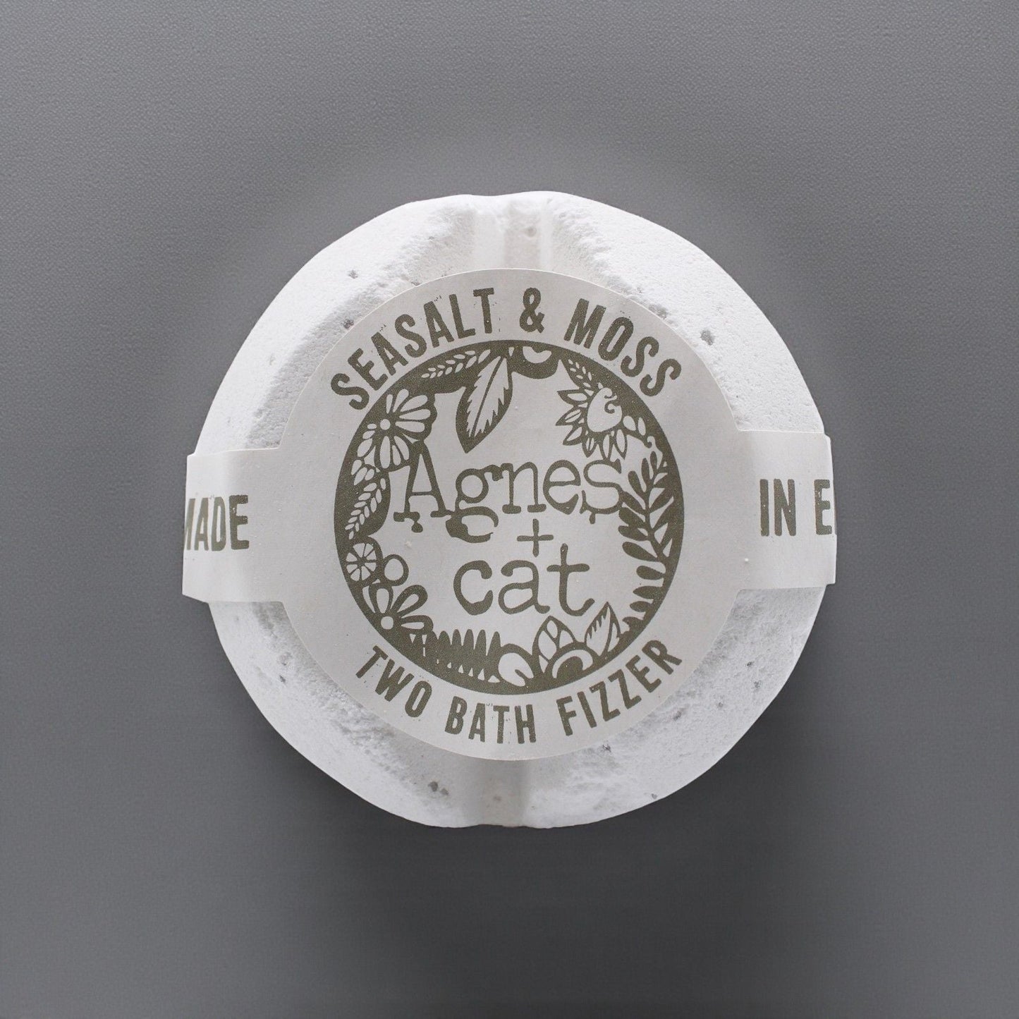 Agnes + Cat Bath Fizzer - Seasalt and Moss Agnes + Cat Bath Fizzers - Bath Indulgence