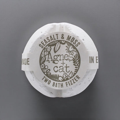 Agnes + Cat Bath Fizzer - Seasalt and Moss Agnes + Cat Bath Fizzers - Bath Indulgence
