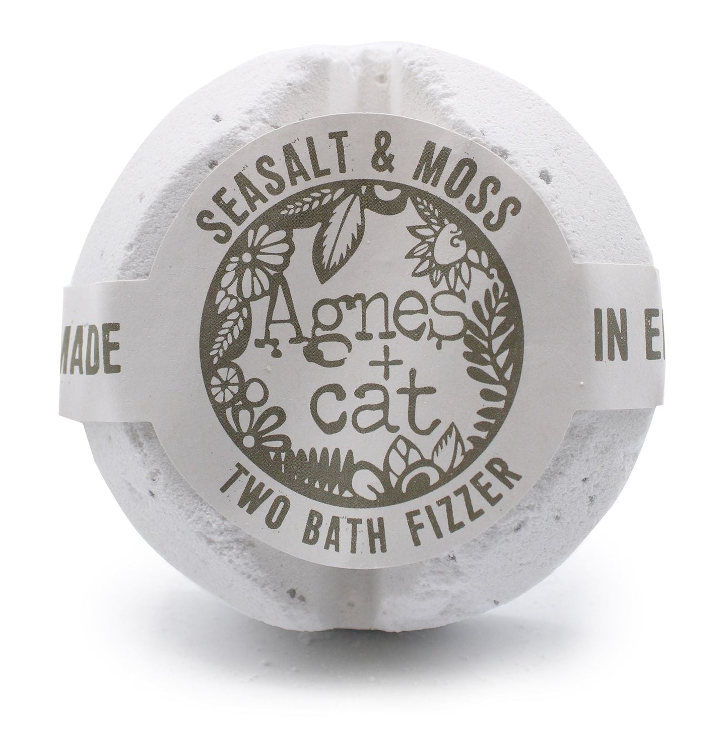 Agnes + Cat Bath Fizzer - Seasalt and Moss Agnes + Cat Bath Fizzers - Bath Indulgence