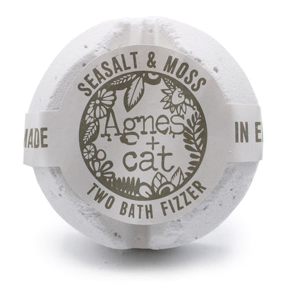 Agnes + Cat Bath Fizzer - Seasalt and Moss Agnes + Cat Bath Fizzers - Bath Indulgence