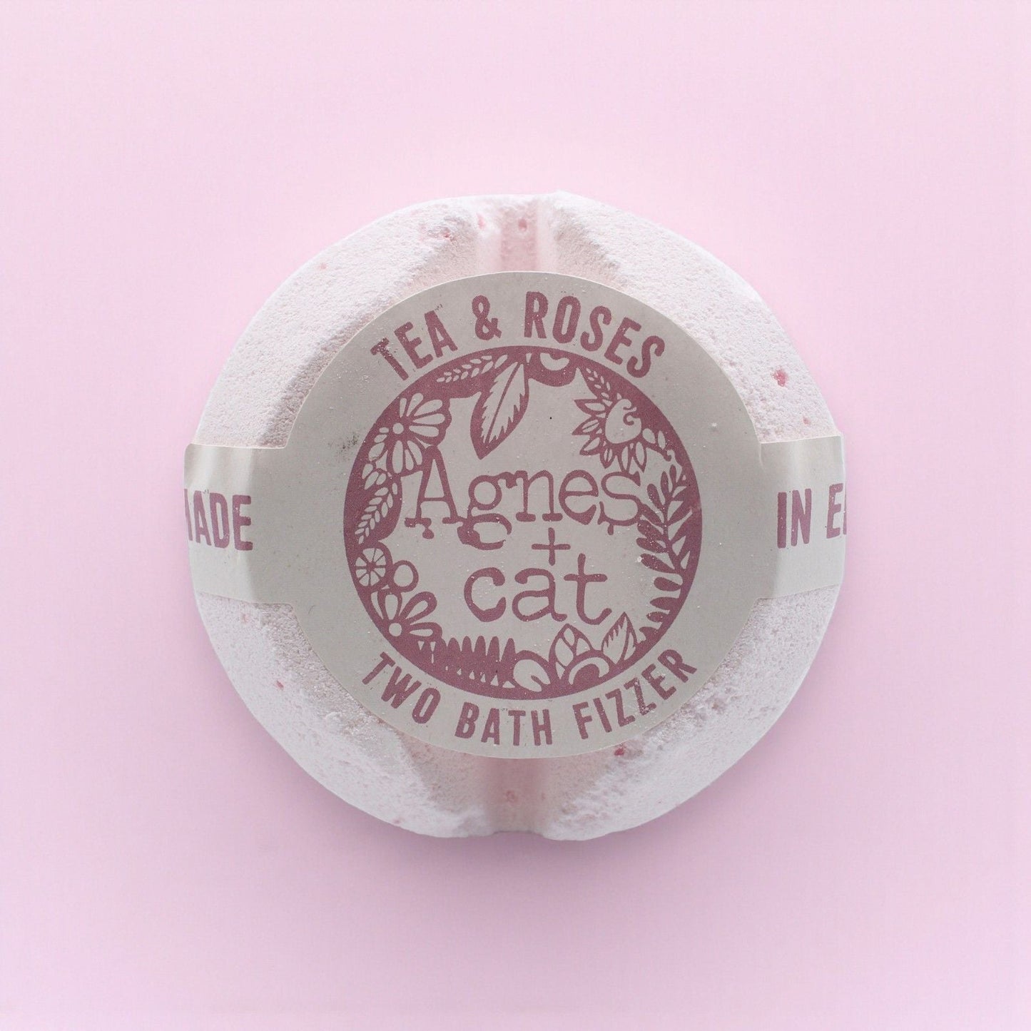 Agnes + Cat Bath Fizzer - Tea and Roses Agnes + Cat Bath Fizzers - Bath Indulgence
