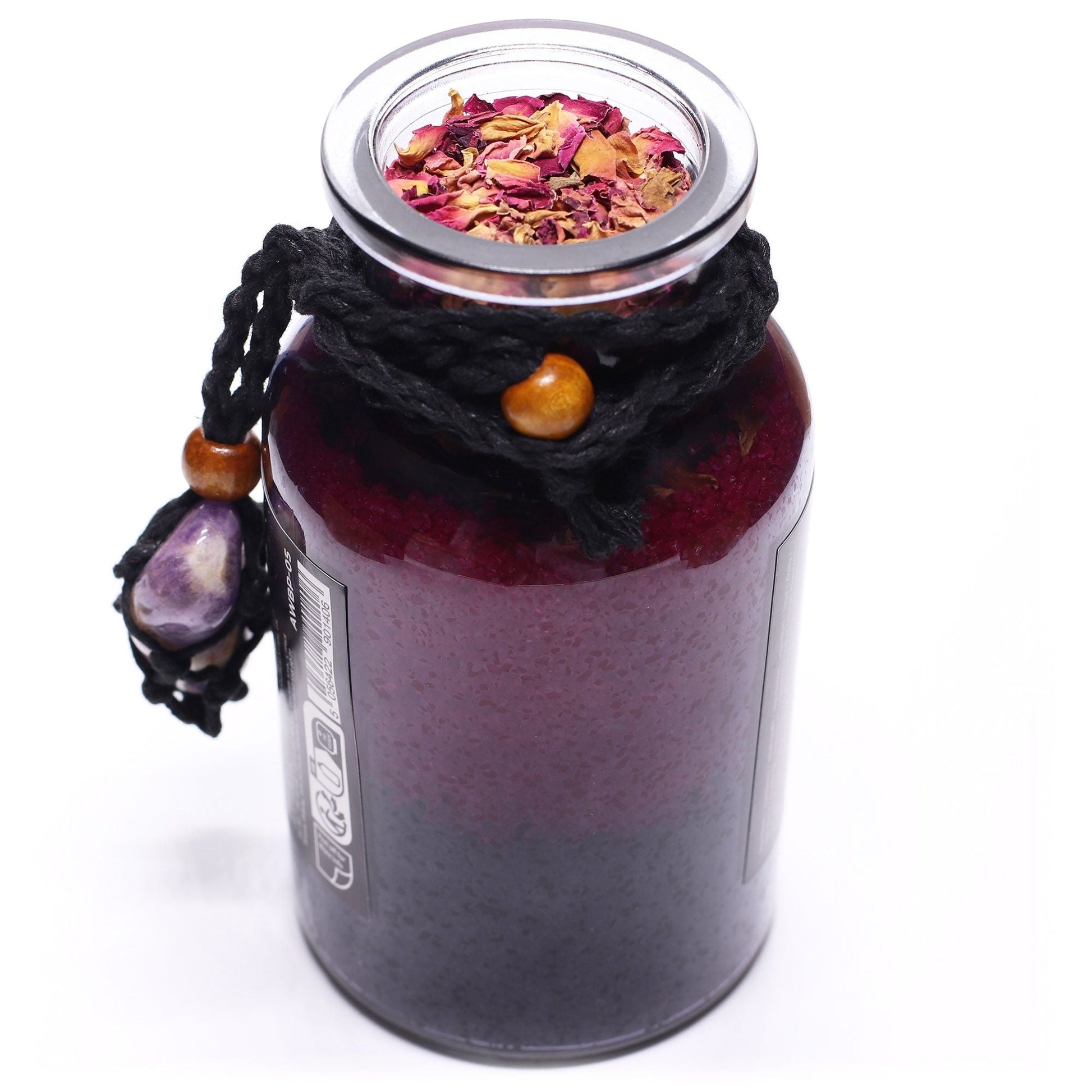 Ancient Witch Bath Spell Potion & Amethyst Crystal Amulet - Seduction Ancient Witch Bath Spell Potions - Bath Indulgence
