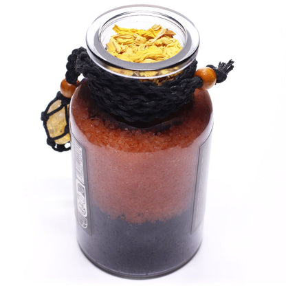 Ancient Witch Bath Spell Potion & Citrine Crystal Amulet - Success Ancient Witch Bath Spell Potions - Bath Indulgence