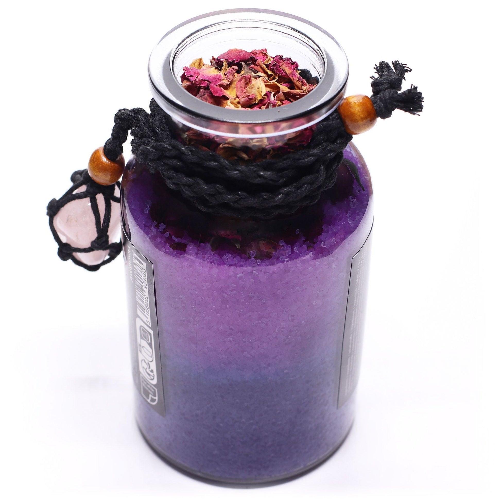 Ancient Witch Bath Spell Potion & Rose Quartz Crystal Amulet - Love Ancient Witch Bath Spell Potions - Bath Indulgence