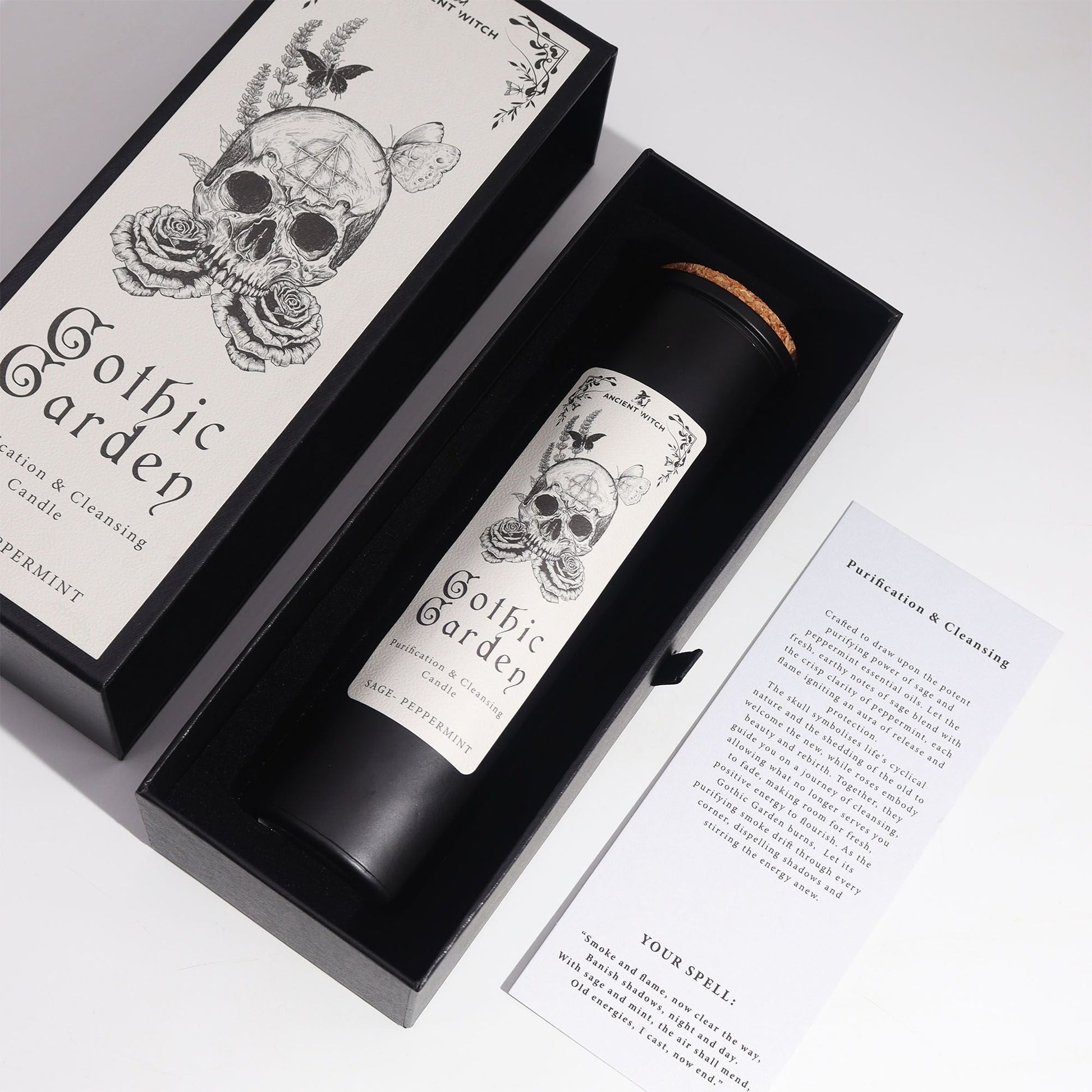 Ancient Witch Ritual Candles - Gothic Garden Ancient Witch Ritual Candles - Bath Indulgence