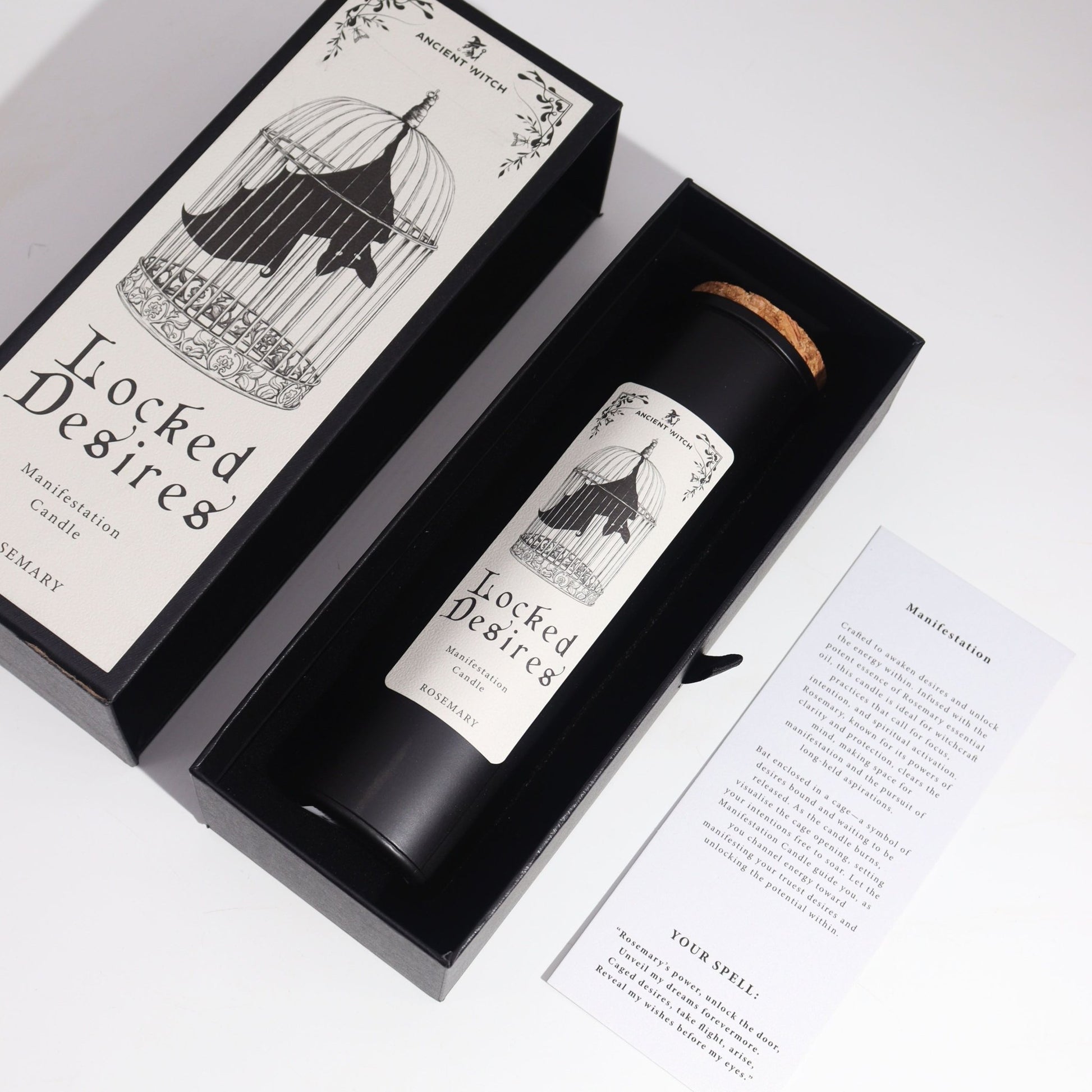 Ancient Witch Ritual Candles - Locked Desires Ancient Witch Ritual Candles - Bath Indulgence