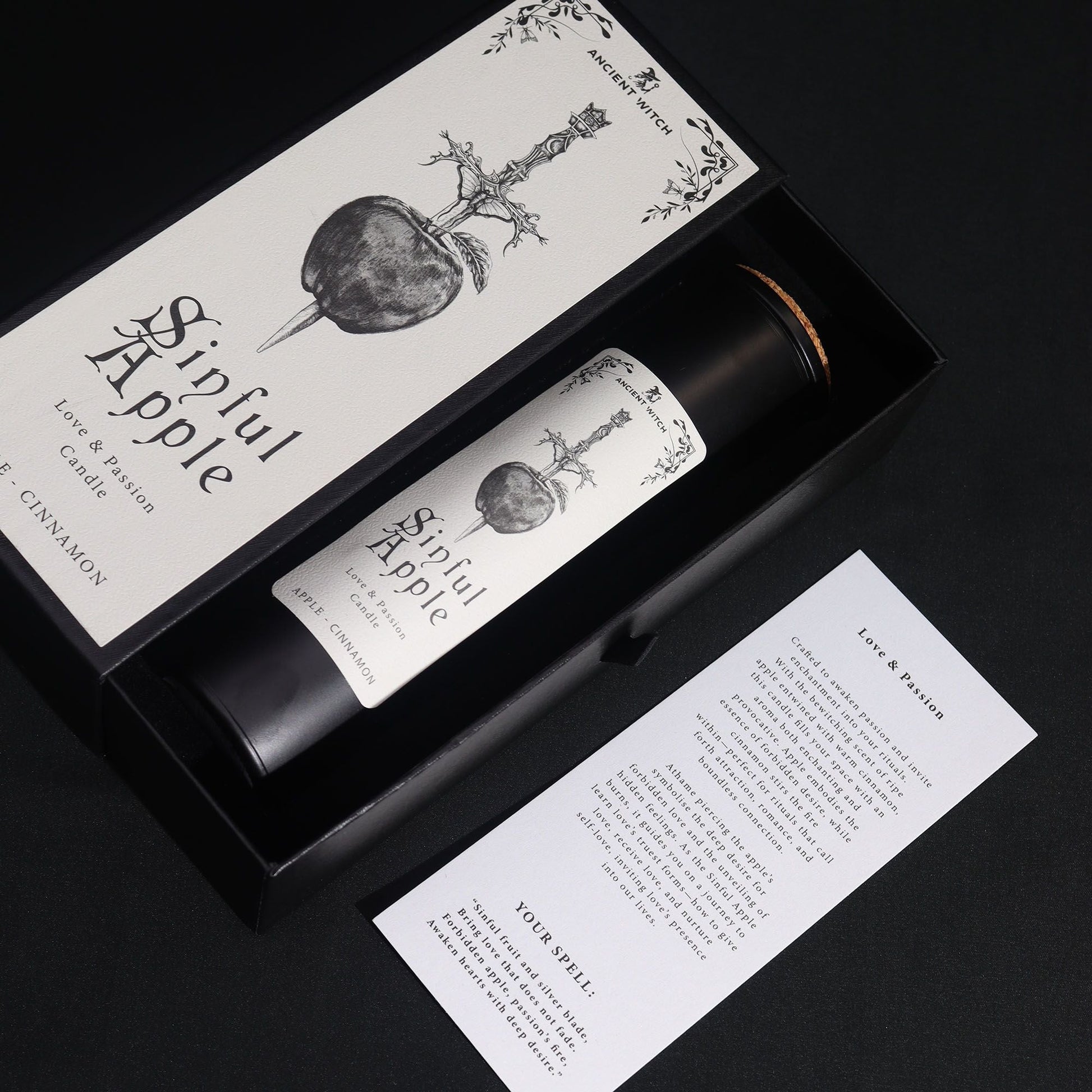 Ancient Witch Ritual Candles - Sinful Apple Ancient Witch Ritual Candles - Bath Indulgence