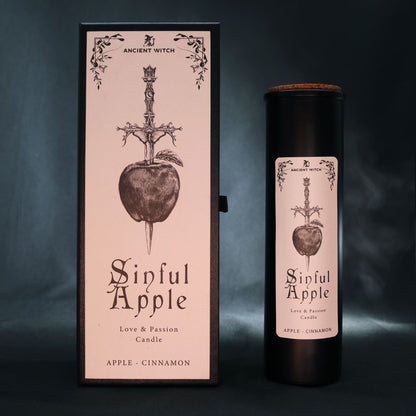 Ancient Witch Ritual Candles - Sinful Apple Ancient Witch Ritual Candles - Bath Indulgence