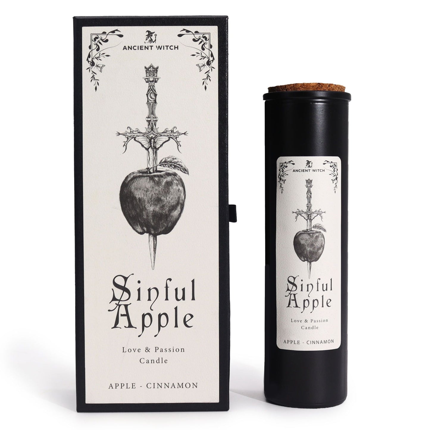 Ancient Witch Ritual Candles - Sinful Apple Ancient Witch Ritual Candles - Bath Indulgence
