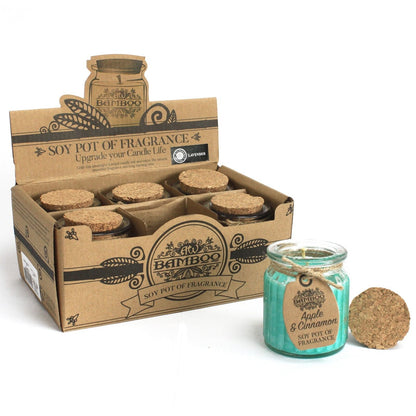 Apple & Cinnamon Soy Pot of Fragrance Candles Soy Pot of Fragrance Candle - Bath Indulgence