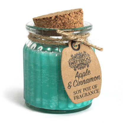 Apple & Cinnamon Soy Pot of Fragrance Candles Soy Pot of Fragrance Candle - Bath Indulgence