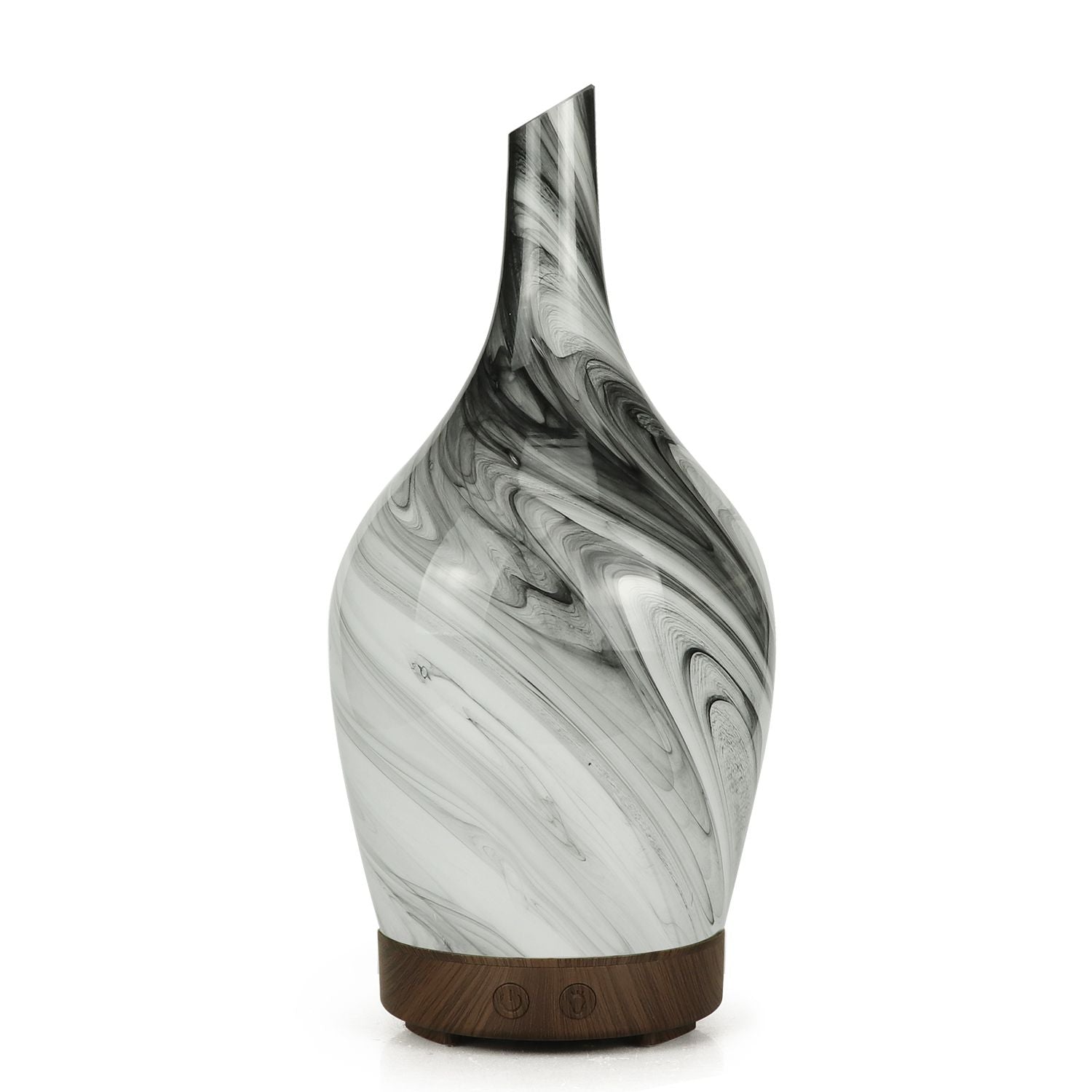 Aroma Atomiser - Glass Abstract Grey USB Aroma Diffusers - Bath Indulgence