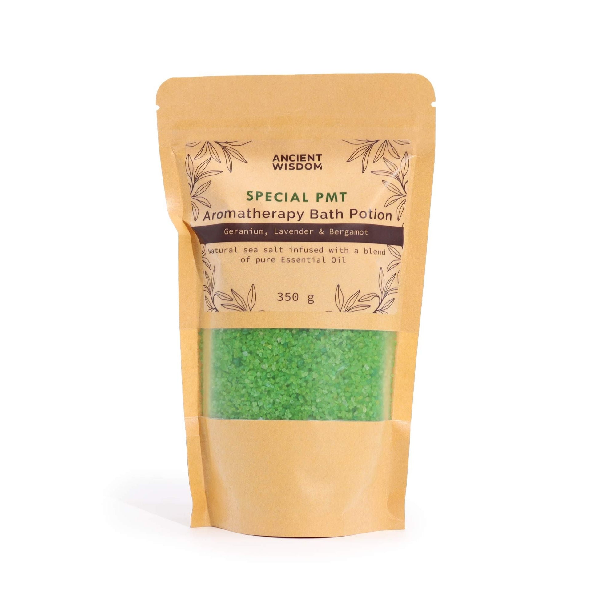 Aromatherapy Bath Potion in Kraft Bag 350g - PMT Aromatherapy Bath Potion 350g - Bath Indulgence