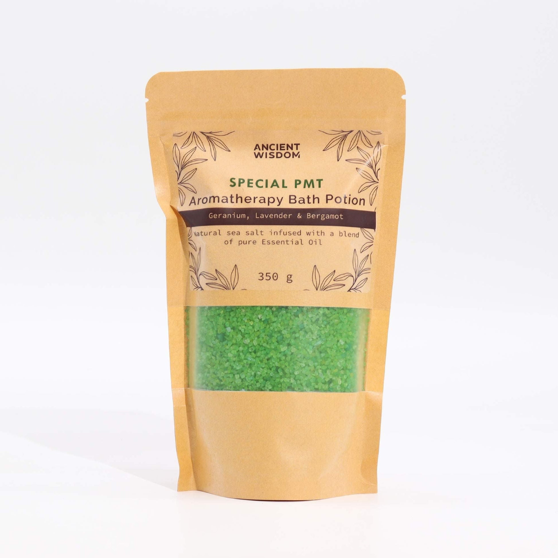 Aromatherapy Bath Potion in Kraft Bag 350g - PMT Aromatherapy Bath Potion 350g - Bath Indulgence