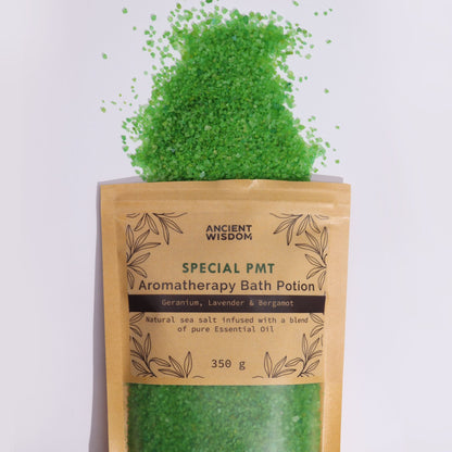 Aromatherapy Bath Potion in Kraft Bag 350g - PMT Aromatherapy Bath Potion 350g - Bath Indulgence