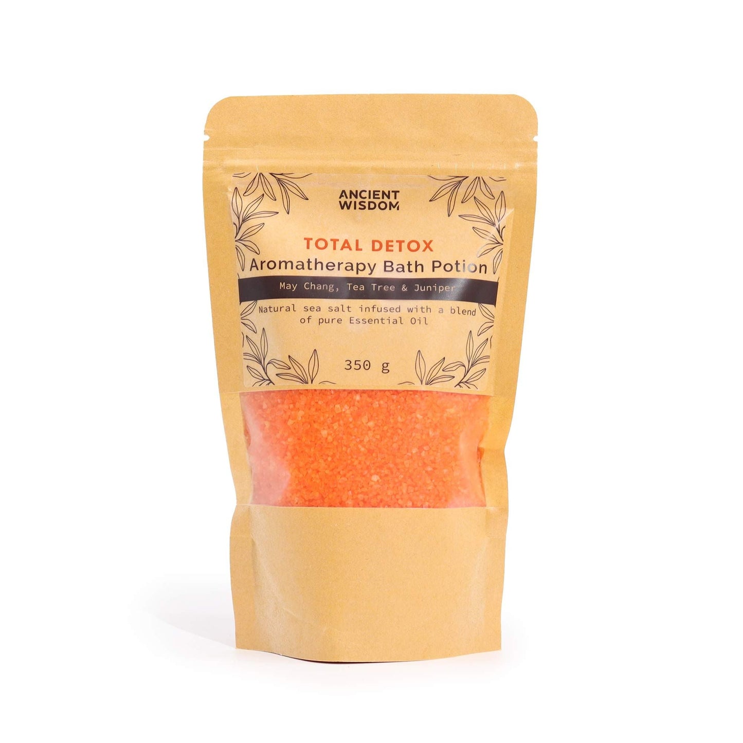 Aromatherapy Bath Potion in Kraft Bag 350g - Total Detox Aromatherapy Bath Potion 350g - Bath Indulgence