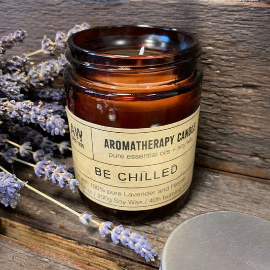 Aromatherapy Candle - Be Chilled Aromatherapy Soy Wax Candles - 200g - Bath Indulgence